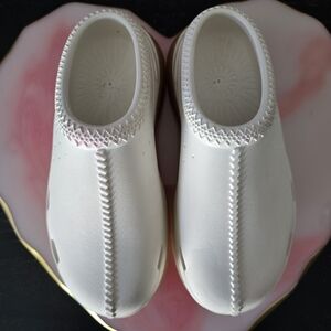 UGG Kids White Slip-On Shoes